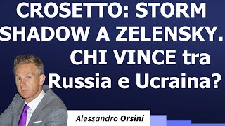 Crosetto Storm Shadow a Zelensky Chi vince tra Russia e Ucraina [upl. by Ecyned]