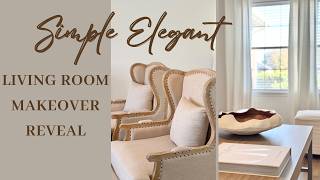 Stunning Living Room Makeover and Reveal  New Beginnings  Interior Design Ideas [upl. by Pamelina]