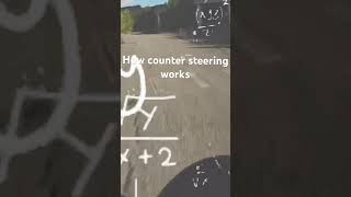 How counter steering works motorcycle countersteering [upl. by Imoyaba]