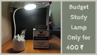 Budget Study Lamp Unboxing and review  Weird Wolf 3 unboxing [upl. by Ffilc]