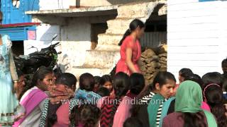 Young girls dance at Sangeet ceremony a day before wedding Regdu Kumaon [upl. by Aicilav]