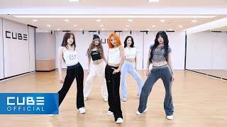 여자아이들GIDLE  클락션 Klaxon Choreography Practice Video [upl. by Zsazsa]