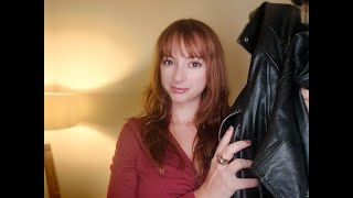 ASMR  Picking your Leather Jacket and taking some measures [upl. by Olegnaed]