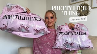 New in Autumn Pretty Little Thing haul 🍂 [upl. by Atineb]