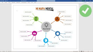 Mapa mental en Word [upl. by Onaicilef150]