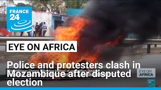 Mozambique Police and protesters clash in Maputo after disputed election • FRANCE 24 English [upl. by Horgan]