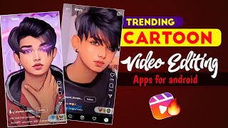 Instagram reels cartoon video editing apps  cartoon reels kaise banaye [upl. by Asuncion332]