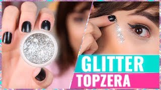 MAKE CASEIRA  COMO FAZER O GLITTER DAS GRINGAS [upl. by Abbub419]