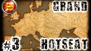 M2TW Grand Campaign Hotseat  England Turn 3 [upl. by Yecnahc133]