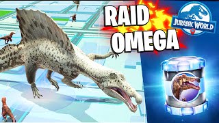 SPINOSAURUS AEGYPTIACUS ⚡ RAID OMEGA  Jurassic World Alive [upl. by Risley]