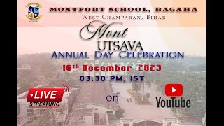 Mont Utsava  Live  Montfort School Bihar [upl. by Alleuqcaj274]