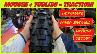 Tubliss  Mousse  Plews Tough One Extreme Tyre  Moobliss Ultimate Hard Enduro Setup [upl. by Ardnot]