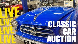 LIVE CLASSIC CAR AUCTION  SATURDAY 4th NOVEMBER 2023 [upl. by Deraj]