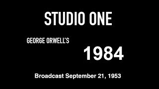 LIVE TV RESTORATION Studio One  George Orwells quot1984quot [upl. by Yelra]