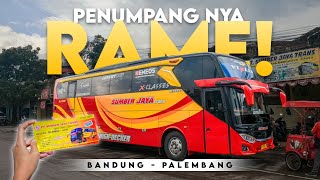 REKOMEN GAK YA BUS NYA  tripreport SUMBER JAYA Bandung  Palembang [upl. by Borek893]