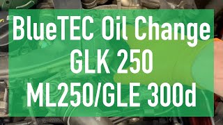 GLK 250 BlueTEC Oil Change How To Video [upl. by Ariela]