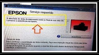 Reset das almofadas da impressora Epson l395 ou 495 [upl. by Mackenzie]