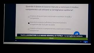 SOLUZIONI QUIZ FINALE Alternanza 2024 100 Corso sulla sicurezza  Modulo 8 PCTO [upl. by Aiepoissac543]