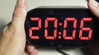 PLUMEET LED ALARM CLOCK [upl. by Wolenik787]