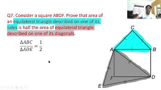 Imp Q7 Triangles Class X [upl. by Eachern]