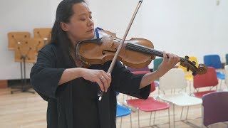 LA Phil Principal Violist Teng Li Plays Beethovens Viola [upl. by Rimma982]