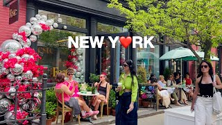 4K🇺🇸NYC Summer Walk🗽SoHo in New York City 🌺🍹Café Leon Dore amp Gotham Burger  June 2024 [upl. by Nnayrrehs]