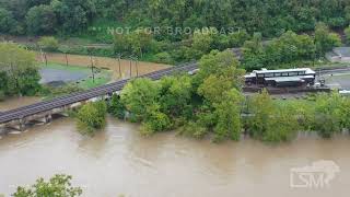 09262024 Asheville NC  French Broad River Flooding [upl. by Leasim609]