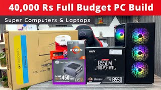 40000 Rs Full Gaming PC Build with in SP Road Bangalore  supercomputerslaptops [upl. by Lirrehs]