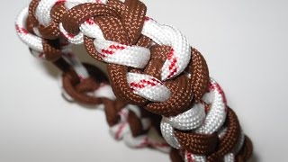 Paracord Armband zweifarbig Anleitung in Deutsch auch als Blog [upl. by Ardnwahsal]