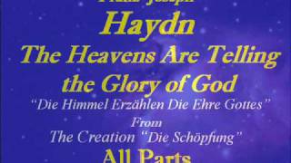 The Heavens Are Telling  Haydn  All Partswmv [upl. by Slavin216]