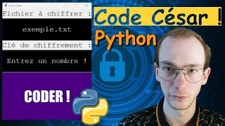 Comment programmer le code César en 10 minutes [upl. by Enaujed826]