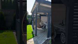 Стильная беседка на своем участке diy беседкасвоимируками pergola [upl. by Eidna730]