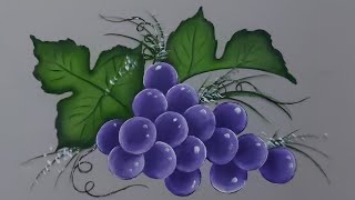 Pintura para iniciantes uvas [upl. by Erdnaxela]