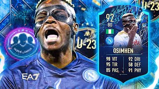 JE TESTE OSIMHEN 92 TOTS MOMENTS  rentable ou douille  🇳🇬   FIFA 22 Ultimate Team [upl. by Soisinoid]