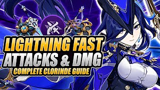 CLORINDE GUIDE MASTER HER GAMEPLAY Best Builds Weapons Artifacts amp Teams Genshin Impact [upl. by Gambell133]