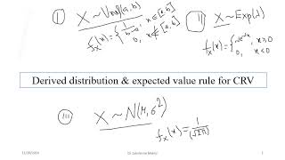 L17 Derived distribution of continuous random variables [upl. by Towroy]