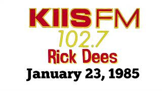 Rick Dees on 1027 KIIS FM Los Angeles [upl. by Salvay576]