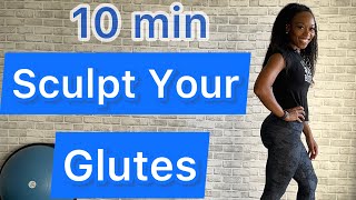 Sculpt Your Glutes No Equipment Needed [upl. by Tnafni283]