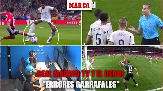 Real Madrid TV lamenta quoterrores garrafalesquot en el arbitraje del derbi I MARCA [upl. by Pachston]