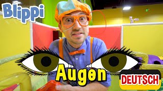 Blippi Deutsch  Blippi lernt über die fünf Sinne  Abenteuer und Videos für Kinder [upl. by Gaultiero471]