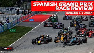 2024 Spanish Grand Prix Race Report Highlights Analysis and Results [upl. by Nimoynib]