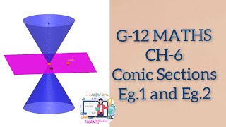 G12  Maths  CH6 Conic sections Eg 1 amp 2 trpinky [upl. by Eceela]