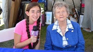 Victoria Bonavita interviews Secretariats owner Penny Chenery [upl. by Rosol]