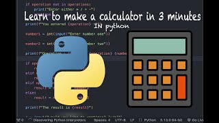 Relax and Code ASMR Python Simple Calculator Tutorial [upl. by Enialed]