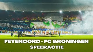 Sfeeractie Feyenoord  FC Groningen halve finale KNVB beker [upl. by Winthrop558]