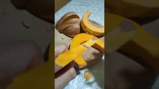 amazingsounds PEELING SLICINGasmr peeling slicing squash ginataanggulay pinoyfood satisfying [upl. by Griffy]