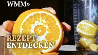 Ingwer Shot selber machen  Leckeres Rezept mit Orange und Zitrone [upl. by Aset]