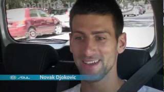 Novak Djokovic The Open Drive Brought To You By Kia  Australian Open 2012 [upl. by Prendergast]