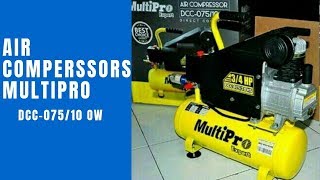 UNBOXING AIR COMPRESSORS MULTIPRO EXPERT DCC 075 10 OW [upl. by Meuser]