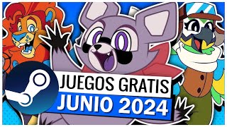 🚀12 JUEGOS GRATIS que no te puedes perder JUNIO 2024  STEAM amp PC [upl. by Daley263]